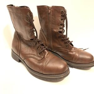 Military/Hiking/Combat Boots Womens Sz 8 Lace/Zip